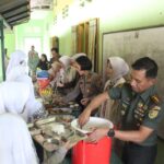 Sukseskan Program Dapur Masuk Sekolah, Kodim 0405/Lahat Sasar SMP Kartika II-3 Lahat