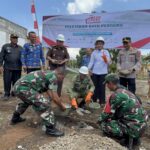 Dukung Dan Sukseskan!! Koperasi Merah Putih Dengan Peletakan Batu Pertama Pembangunan Di Desa Rindu Hati Kecamatan Lahat Kabupaten Lahat